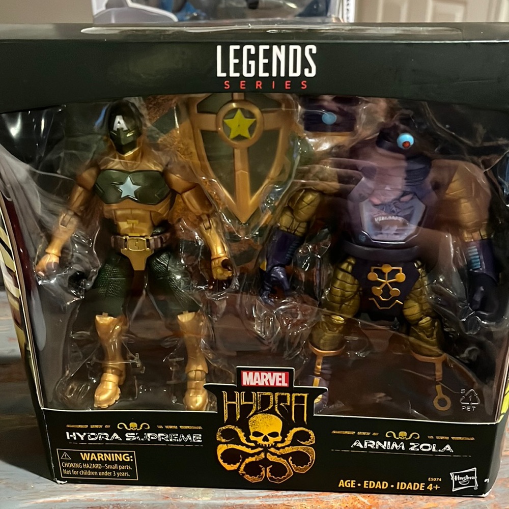 Marvel, Hydra legend series, Hydra supreme, and Arnhem Zola